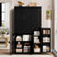 Armoire de cuisine 70 po autoportante - Grand bahut avec portes, tablettes et grand tiroir - Organisateur peu encombrant pour salle à manger, salon ou cuisinette-1590033451
