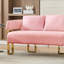 Chaise décorative moderne TS, chaise d'appoint de salon avec pieds en métal doré, sans roulettes, convient au vestiaire, à la salle de réception, au bureau, aux canapés rembourrés en molleton et pieds en métal rose-2136282528
