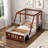 Alexcis Fun Play Design Twin Size Car Bed, Kids Platform Bed in Car-Shaped for Kids Boys Girls Teens