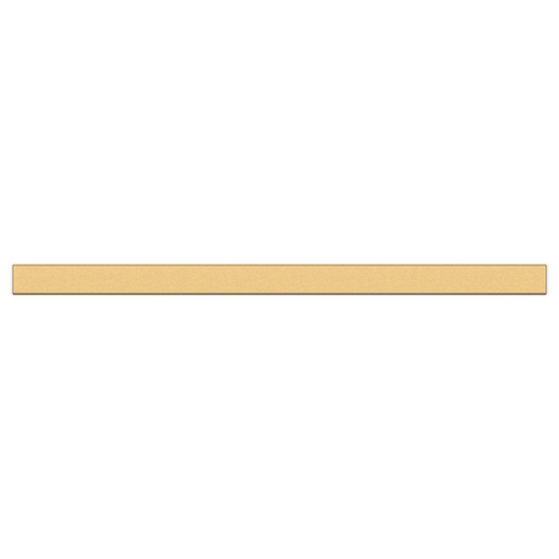 4622 Edge Pull, Satin Brass
