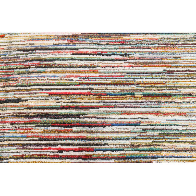 One-of-a-Kind Rectangle 8'6" x 9'2" Hand Knotted Area Rug
