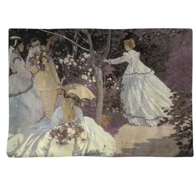 Claude Monet Abstract Rectangle Placemat