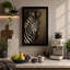 Frontal Zebra Modern - Wrapped Canvas-1906685523-1906685541