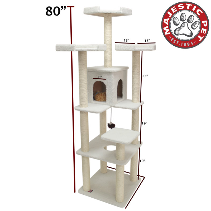 Arbre à chat 80" bungalow sherpa