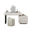 Petit meuble-lavabo minimaliste crème avec tiroir-230775897