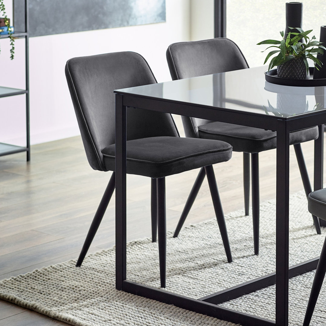 Iisakki 48cm H Velvet Upholstered Side Chair