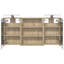 Mirrored Bathroom Cabinets with Mirror and 6-1915091569-1915091580
