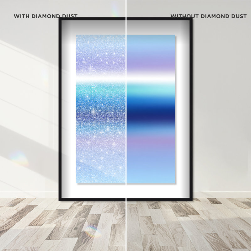 Moonlit Gradient Shadowbox Abstract Print by Oliver Gal, Black Frame, 10 x 15, 25.5"H x 17.5"W, Black Shadowbox