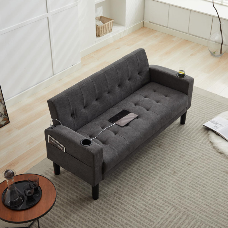 2 Seater Sofa, Dark Gray