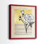 Floral Diary III - reproduction encadrée de qualité supérieure - prêt à être accroché - aucun clou requis - aucun clou requis-1087406517-1087406519