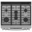 Ge Profile 30” Slide-in Double Oven Gas Range With Wifi Stainless Steel - Pcgs960ypf