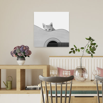 Moustaches et cordes, art contemporain pour chat