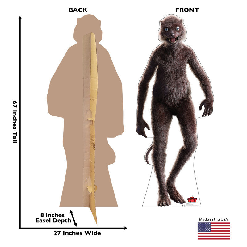 67'' Life-Size Weasel Cardboard Cutout from Suicide Squad 2