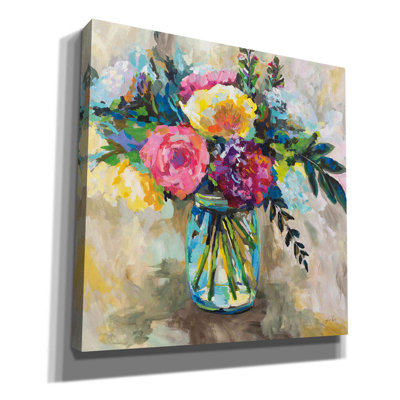 «Masons Bouquet» par Jeanette Vertentes, art mural sur toile