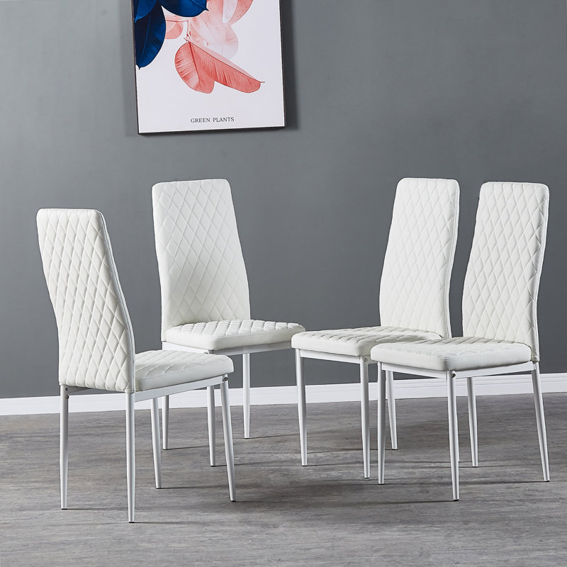 Chaise d'appoint de 20,47 po de large Siama, Blanc