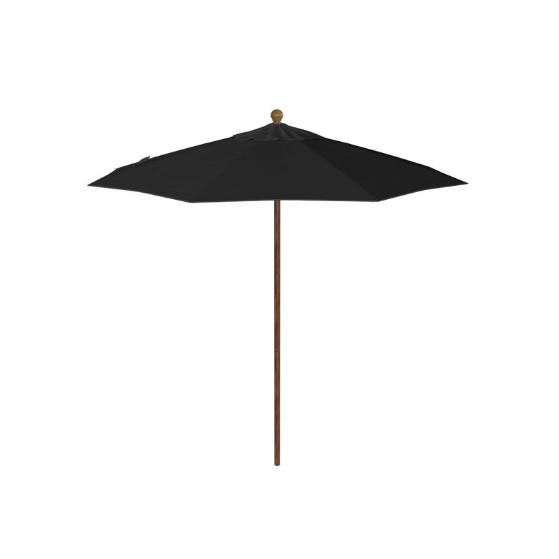 Parasol de marché 7 pi 6 po Kapree, Noir - Pacifica
