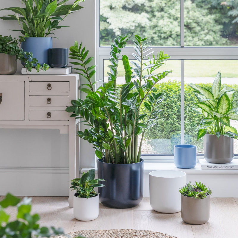 Lisbon Planter Powder Blue H26Cm D26Cm