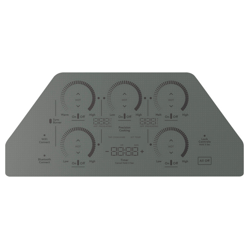 36" Electric Cooktop with 5 Elements, Stainless Steel