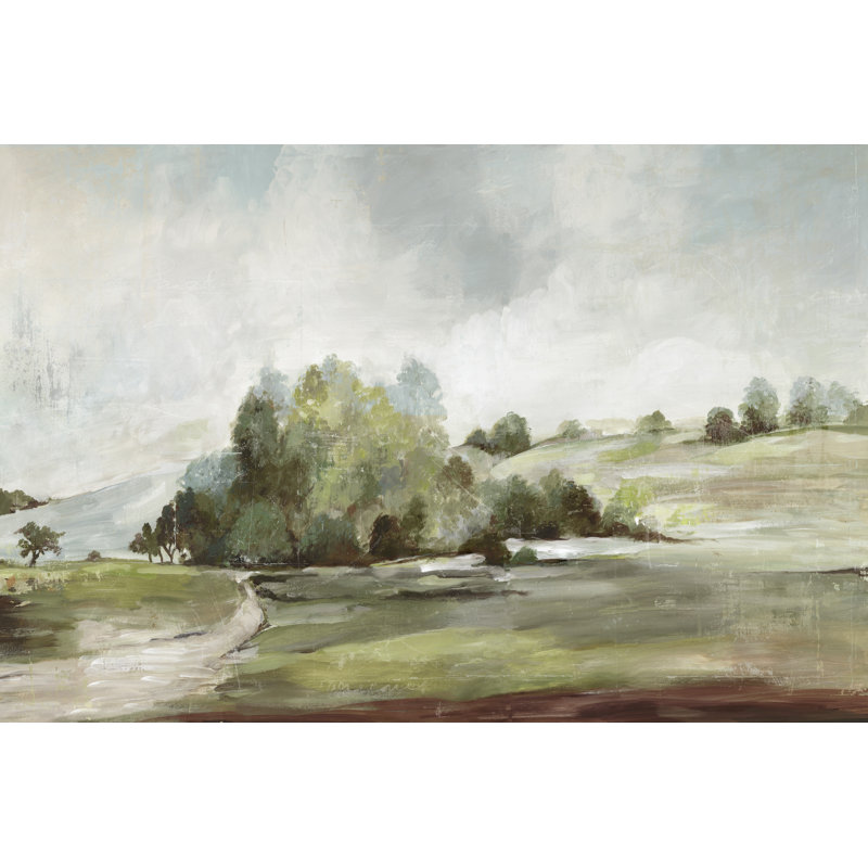 «Hues Of Indgio I» sur toile par Allison Pearce, H 8 po x l 12 po x P 1,25 po