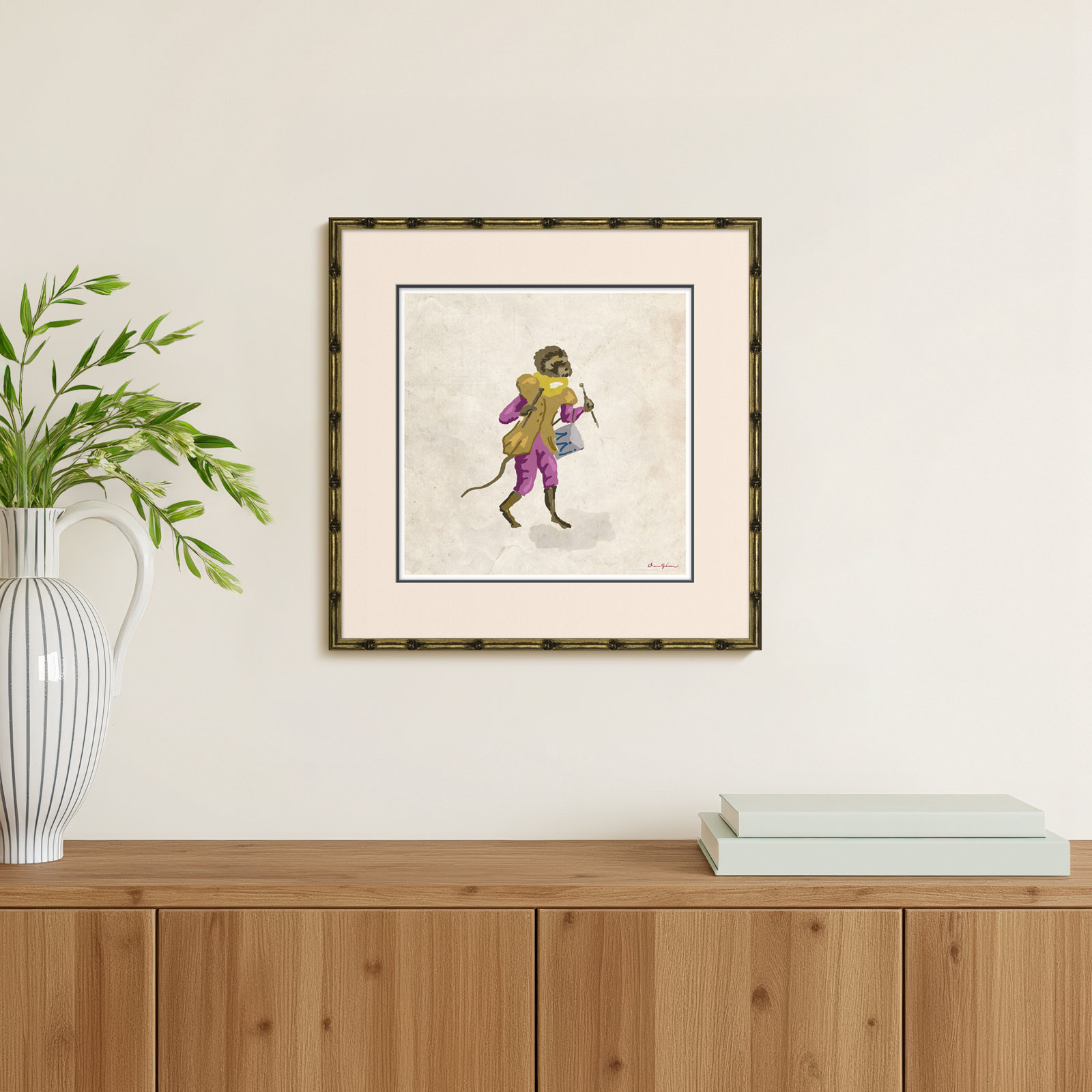 Dana Gibson "Drum" Painting