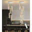 Lustre 1 lumière DEL moderne à intensité variable pour îlot de cuisine - noir-338324301-338324336-338324342