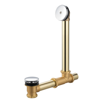 Drain de baignoire en laiton avec trop-plein Akion 1,5 po