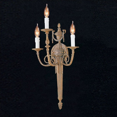 Beldon 3-Light Candle Wall Light