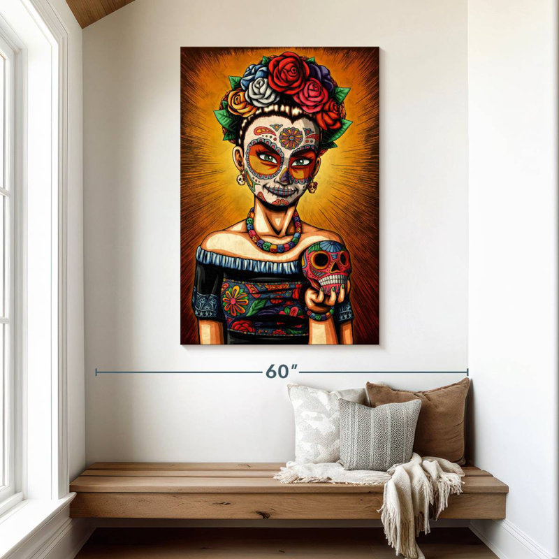 Lelend Skull Rita, 48" H x 32" W