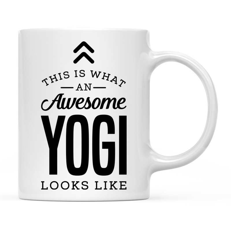 Tasse à thé en céramique, This Is What Awesome, Apparence de Yogi