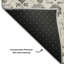 Premium Machine Washable Gurubaksh AMF1155 Floral Rug-1961974618