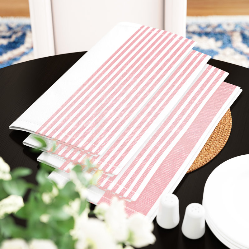Serviette de table en coton Newlyn, Rose