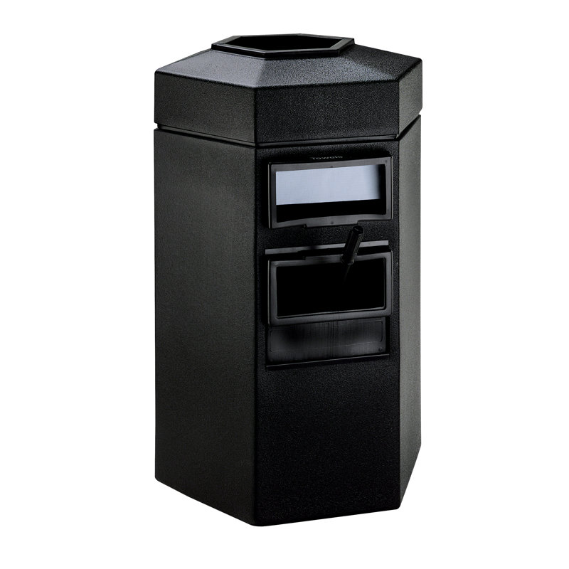 Poubelle 45 gallons Islander Series, Noir