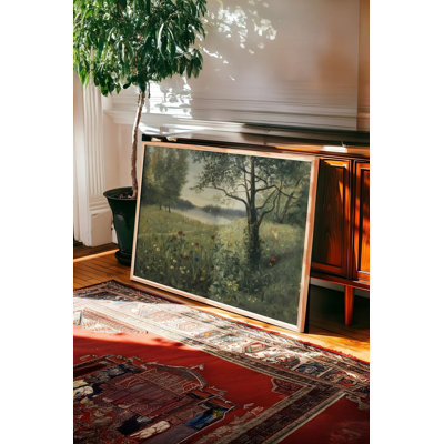 Peinture décorative encadrée