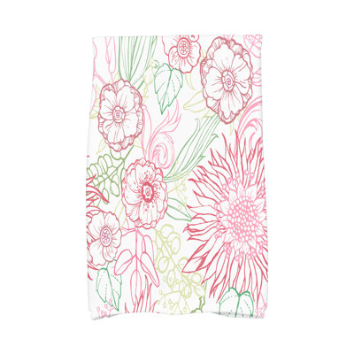 Floral Tea Towel Kitchen Towel