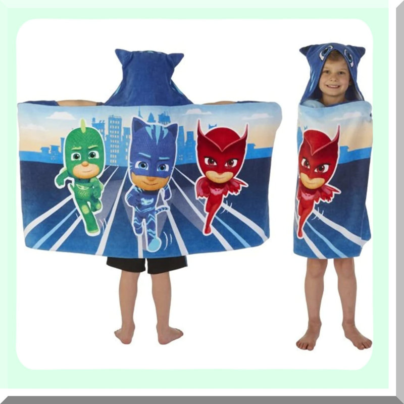 CozySplash Kids Hooded Towel Wrap - Soft Cotton Terry, 24x50, Perfect for Bath, Pool, Beach