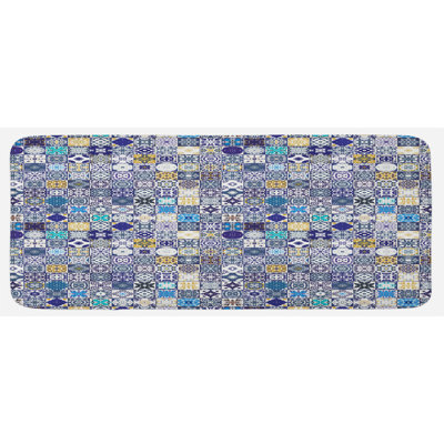 Eclectic Synthetic Kitchen Mat