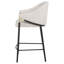 Chaise rembourrée en tissu Farlow beige-1271752431
