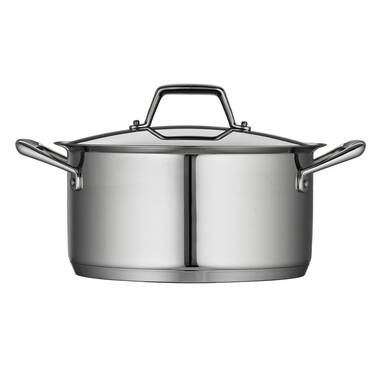 Prima 18.75 in Stainless Steel Flared Edge Roasting Pan - Includes Basting  Rack
