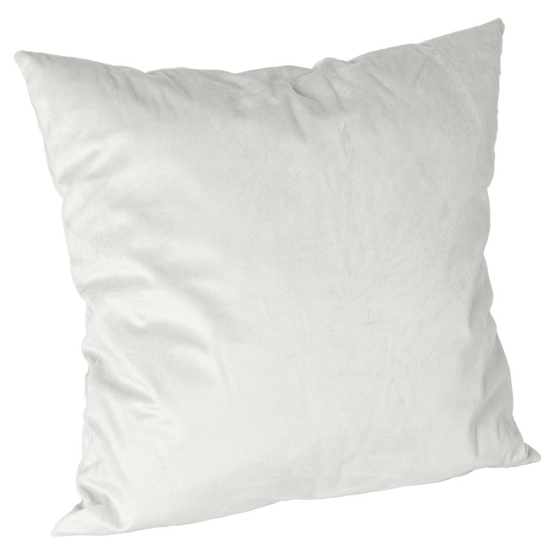 Square Scatter Cushion with Filling, Cream