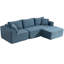 Canapé modulaire sans lit Cottle, canapé modulaire Cloud de 108 po, canapé modulaire désossé et canapé modulaire à assise profonde pour le salon-1470821352