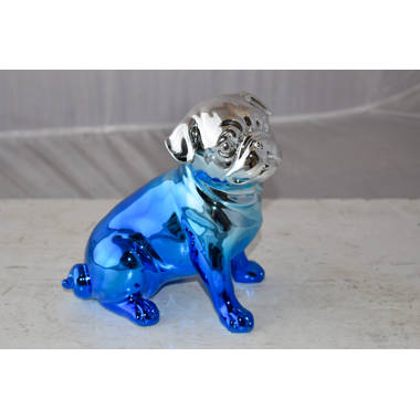 Hi-Line Gift 7 Sitting Sleepy Bulldog Puppy Garden Statue