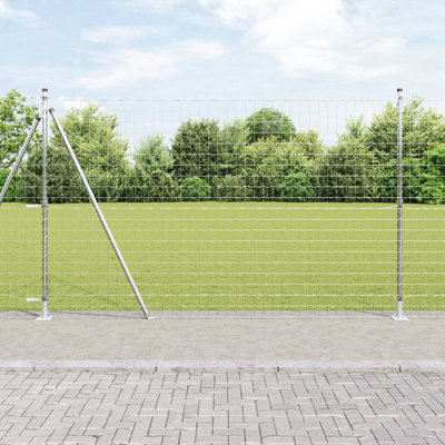 Euro Fence With 7 Posts Galvanised Steel