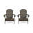 Mccombs Acacia Foldable Outdoor Adirondack Chair-543030152