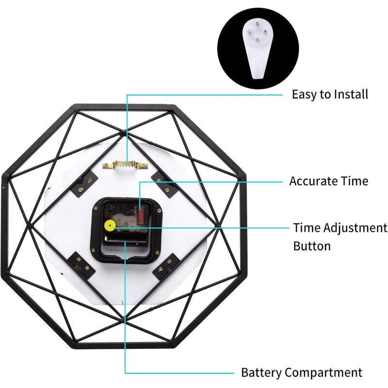 Glass Digital Wall Clock