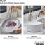 Robinet de cuisine à poignée simple Berkley avec technologie d'accueil MagnaTite et distributeur de savon