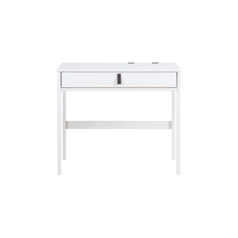 Bureau d'écriture rectangulaire l 35,4 po Pharr, Blanc