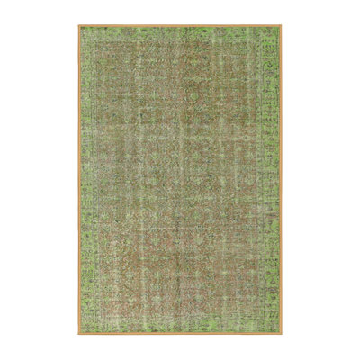 Tapis oriental vert clair