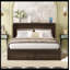 Grand lit escamotable style ferme avec station de charge, lit plateforme pliable avec grand tiroir de rangement pour chambre d'amis, petite chambre, gris rustique-448916646
