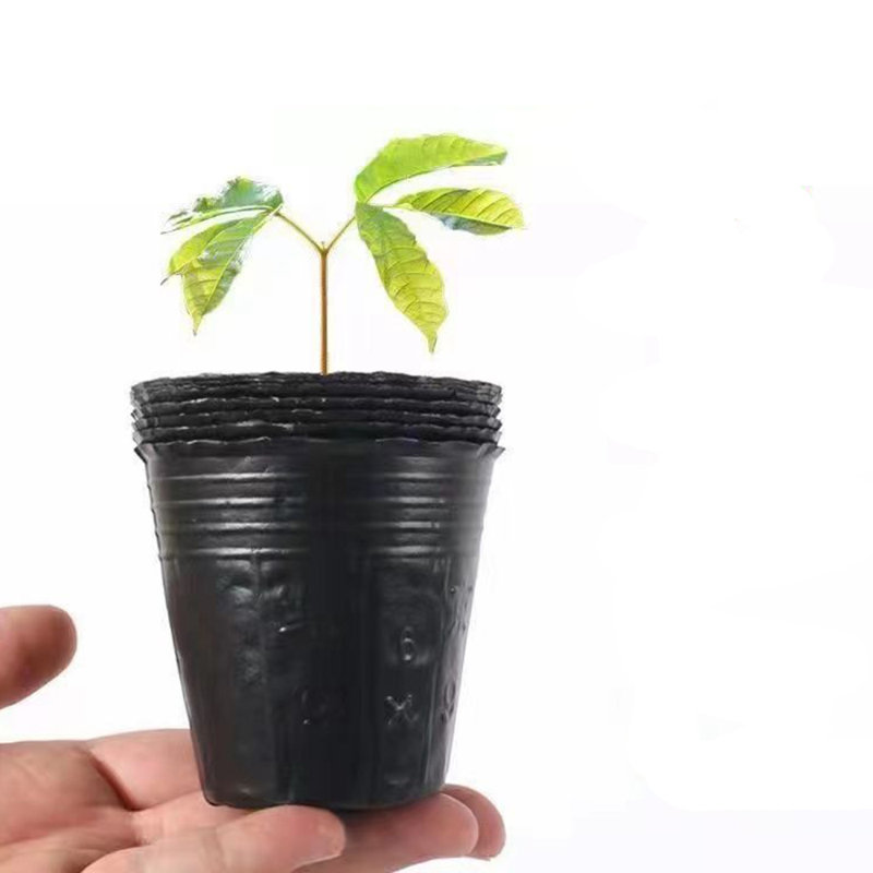 200 PCS Nursery Growing Bags Plastic Soft Nursery Bags for Plants Fruit Flower Grow Bags Seedling Pots
