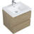 Franciscus 23.63'' Single Bathroom Vanity with Resin Top-2053637779